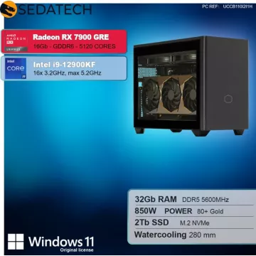 PC Gamer SEDATECH Sedatech Mini-PC Gamer Pro Watercooling - Image 2