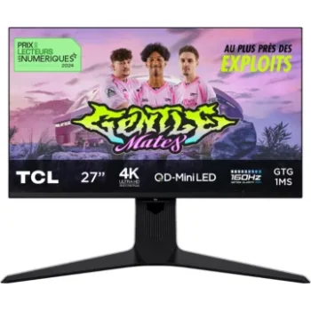 Ecran PC Gamer							TCL				27R83U Plat 27'' MiniLED