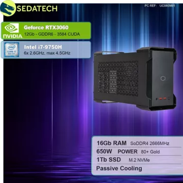 PC Gamer SEDATECH Sedatech Mini-PC Evolution • Intel i7-97 – Image 2