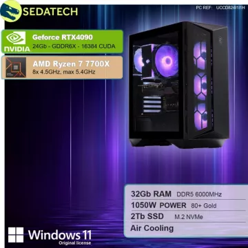 PC Gamer SEDATECH Sedatech PC Gamer Pro ATX Compact • AMD – Image 2