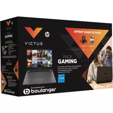 PC Gamer HP Pack Victus 15-fa0022 + Casque + Gamepass 3m