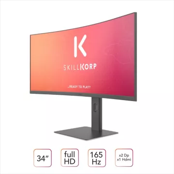 Ecran PC Gamer SKILLKORP M34 PROGRESS 34'' VA - Image 2