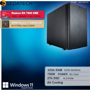 PC Gamer SEDATECH Sedatech Mini-PC Workstation ITX • AMD R – Image 2