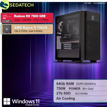 PC Gamer SEDATECH Sedatech Workstation ATX • AMD Ryzen 9 7 – Image 2