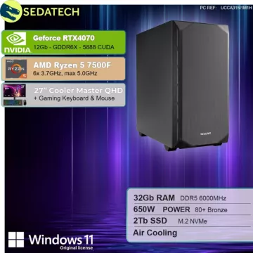 PC Gamer SEDATECH Sedatech Pack PC Gamer Silent Silent • A - Image 2