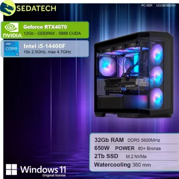 PC Gamer SEDATECH Sedatech PC Gamer Expert Watercooling La – Image 2
