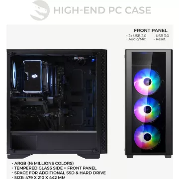 PC Gamer SEDATECH Sedatech PC Gamer Expert Compact • Intel – Image 3
