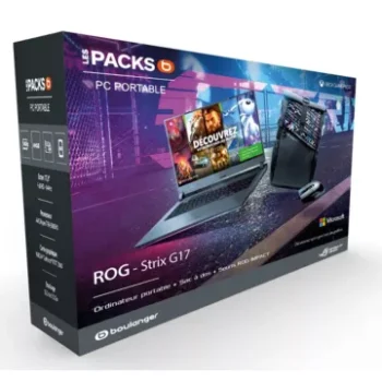 PC Gamer							ASUS				Pack STRIX-G17-G713QM-HX147T Reconditionné