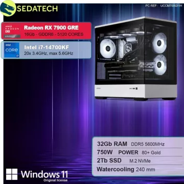 PC Gamer SEDATECH Sedatech PC Gamer Pro Watercooling XL Vi – Image 2