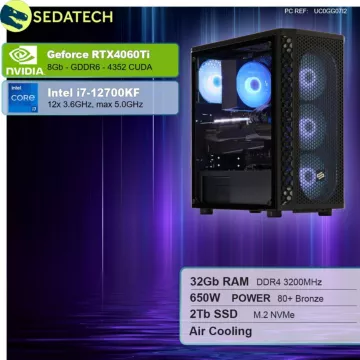 PC Gamer SEDATECH Sedatech PC Gamer Advanced Tower ATX • I - Image 2