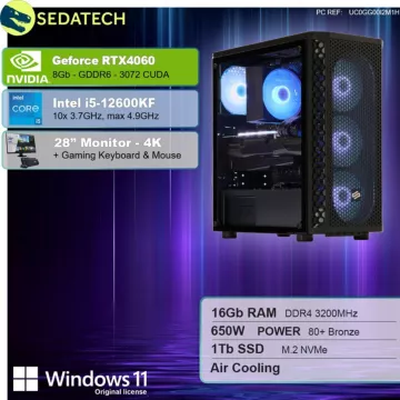 PC Gamer SEDATECH Sedatech Pack PC Gamer Advanced Tower AT – Image 2
