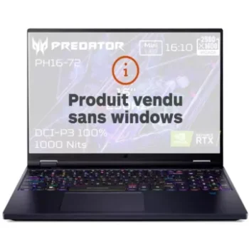 PC Gamer							ACER				Predator Helios 16 PH16-72-98Z7 Sans OS