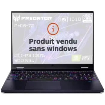 PC Gamer							ACER				Predator Helios 16 PH16-72-70XR Sans OS