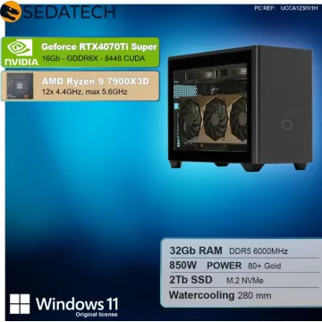 PC Gamer SEDATECH Sedatech Mini-PC Gamer Pro Watercooling - Image 2