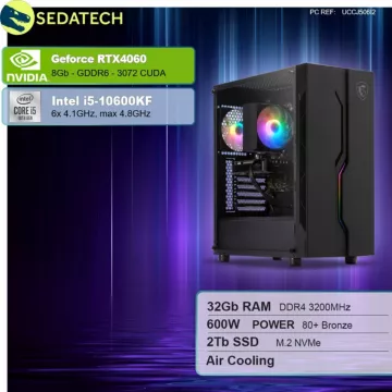 PC Gamer SEDATECH Sedatech PC Gamer Advanced ATX Tower • I – Image 2