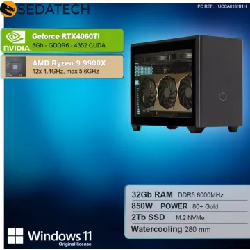 PC Gamer SEDATECH Sedatech Mini-PC Gamer Watercooling ITX - Image 2