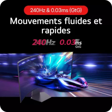 Ecran PC Gamer LG UltraGear 27GS95QE-B Plat 27'' OLED - Image 5
