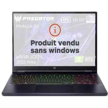PC Gamer ACER Predator Helios Neo 14-51-78ER Sans OS