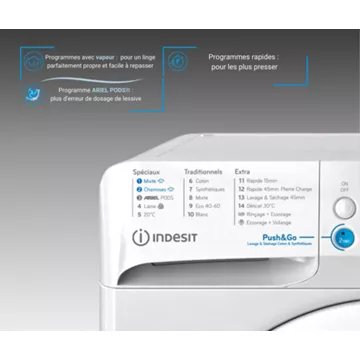 Lave linge séchant hublot INDESIT BDE96435WKVFR - Image 3