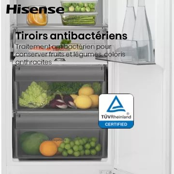 Réfrigérateur 1 porte encastrable HISENSE RL3B303SAWE MetalTechCooling - Image 9