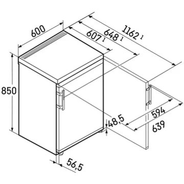 Réfrigérateur top LIEBHERR KTsdci600 – Image 6