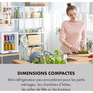 Mini réfrigérateur KLARSTEIN Brooklyn 32 - Blanc – Image 3
