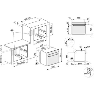 Four encastrable SMEG SFP805PO - Image 7