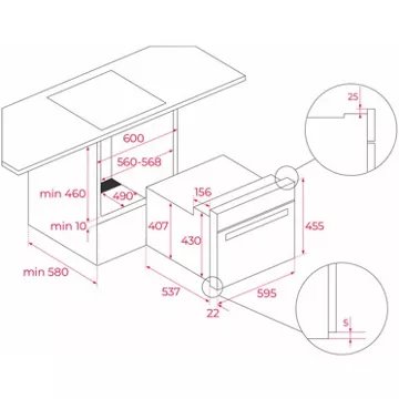 Four encastrable TEKA HLC8440C BK – Image 15