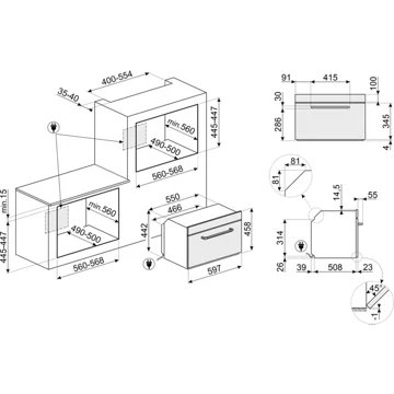 Four encastrable SMEG SO4902M1P - Image 4