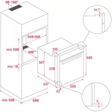 Four encastrable TEKA HCB 6435 – Image 21