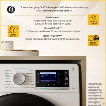 Lave linge hublot WHIRLPOOL W7X89BSILENCEFR – Image 10