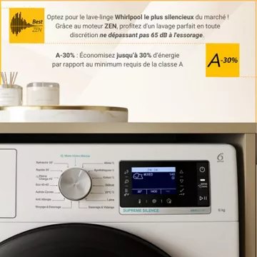 Lave linge hublot WHIRLPOOL W7X89BSILENCEFR – Image 11