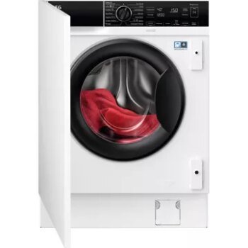 Lave linge séchant hublot  encastrable 	AEG	LWG88416BI
