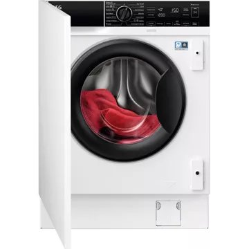 Lave linge séchant hublot encastrable AEG LWG88416BI