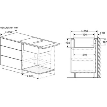 Table induction aspirante BOSCH PVS63SB16F Plug&Play – Image 9
