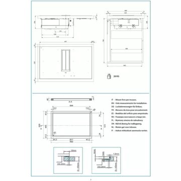 Table induction aspirante FALMEC QUANTUMPRO3421 - Image 6