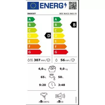 Lave linge séchant hublot INDESIT BDE964359WBFR - Image 10