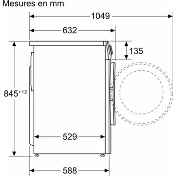 Lave linge hublot BOSCH WGG254FSFR Serenity – Image 7
