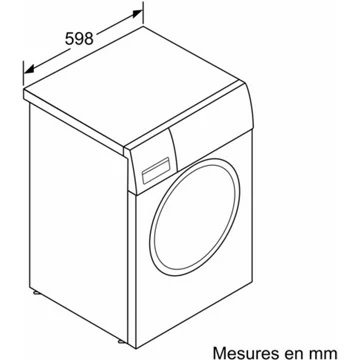 Lave linge hublot BOSCH WGG254FSFR Serenity – Image 8