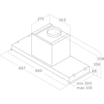 Hotte tiroir ELICA GLASSOUT IX/A/90 – Image 4