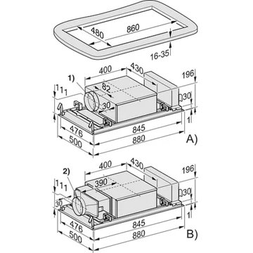Hotte plafond MIELE DAC 4940 EDST Stella Ambient - Image 4