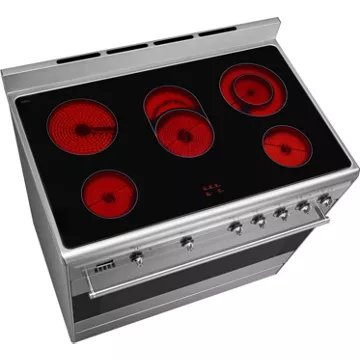 Piano de cuisson vitrocéramique SMEG SCD91CMX9 Vitro - Image 4