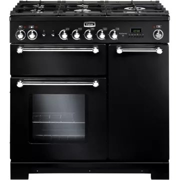 Piano de cuisson gaz FALCON KITCHENER 90 NOIR + WOK ET PLANCHA - Image 2