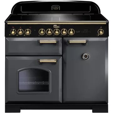 Piano de cuisson induction FALCON CLASSIC DELUXE 100 ARDOISE LAITON