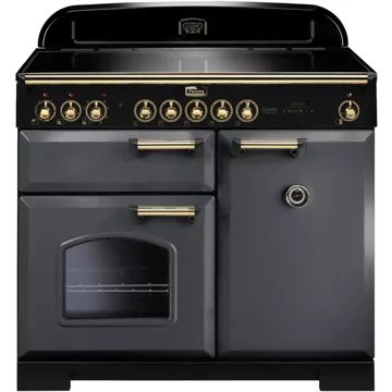 Piano de cuisson induction FALCON CLASSIC DELUXE 100 ARDOISE LAITON – Image 2
