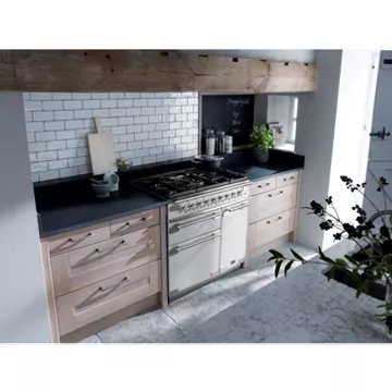 Piano de cuisson gaz FALCON ELISE90 MIXT BLANC – Image 5