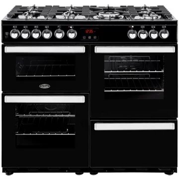 Piano de cuisson gaz BELLING COOKCENTRE 100 DFT NOIR