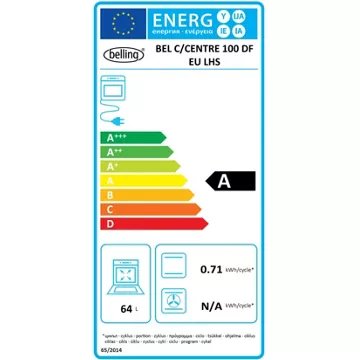 Piano de cuisson gaz BELLING COOKCENTRE 100 DFT NOIR – Image 2