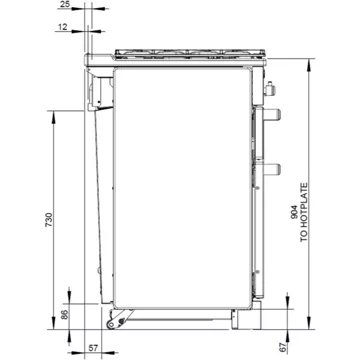 Piano de cuisson gaz FALCON KITCHENER 90 Mixte INOX CHROME – Image 4