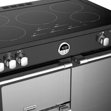 Piano de cuisson induction STOVES STERLING DELUXE 90 EI NOIR – Image 3